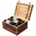 Custom 6 Bottles Wine Wood Box